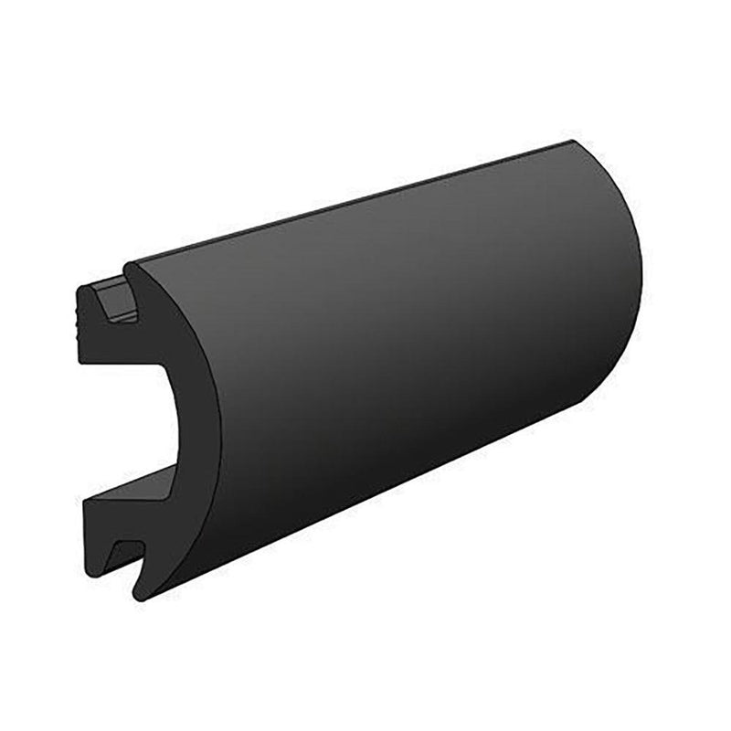 TACO 70 Flexible Black Rub Rail Insert 1-3/16" x 1/2" [V12-4144BKA70-1] - Wholesaler Elite LLC