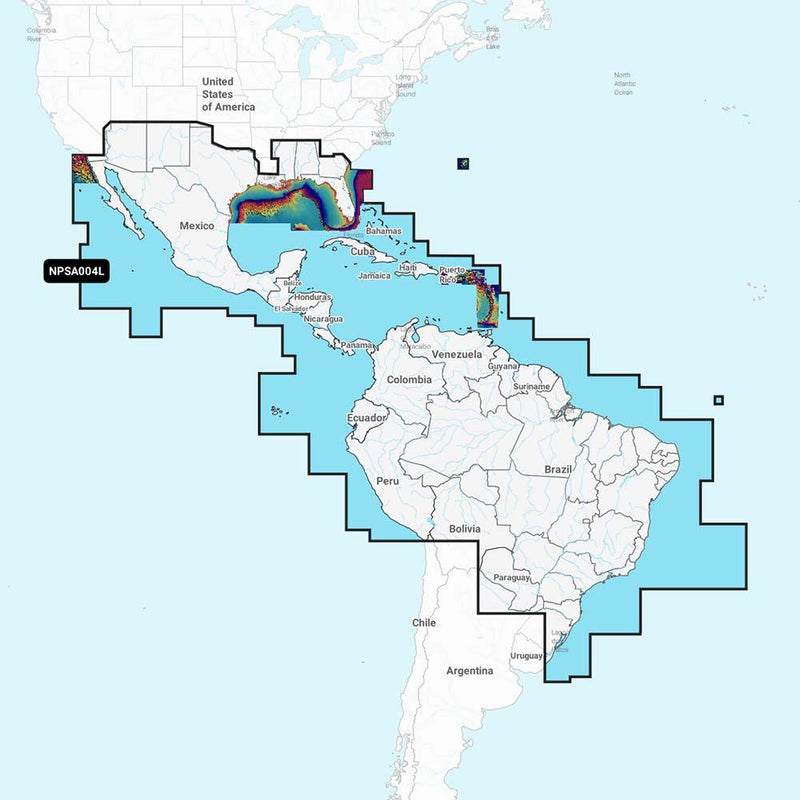 Navionics Platinum+ NPSA004L - Mexico, Caribbean to Brazil [010-C1364-40] - Wholesaler Elite LLC