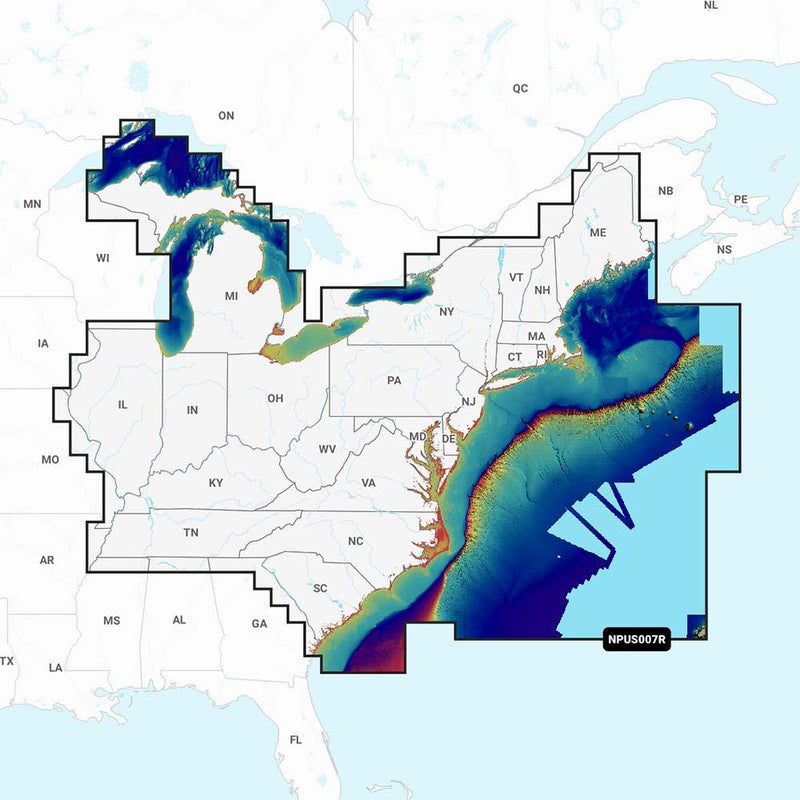 Navionics Platinum+ NPUS007R - U.S. East [010-C1370-40] - Wholesaler Elite LLC