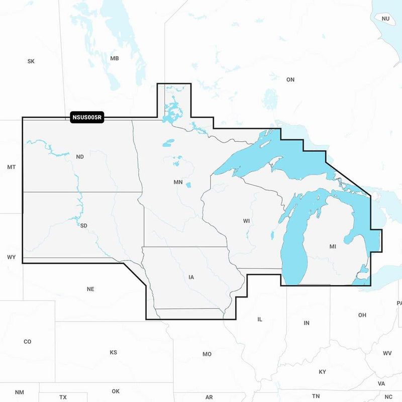 Garmin Navionics+ NSUS005R U.S. North Great Lakes [010-C1289-20] - Wholesaler Elite LLC