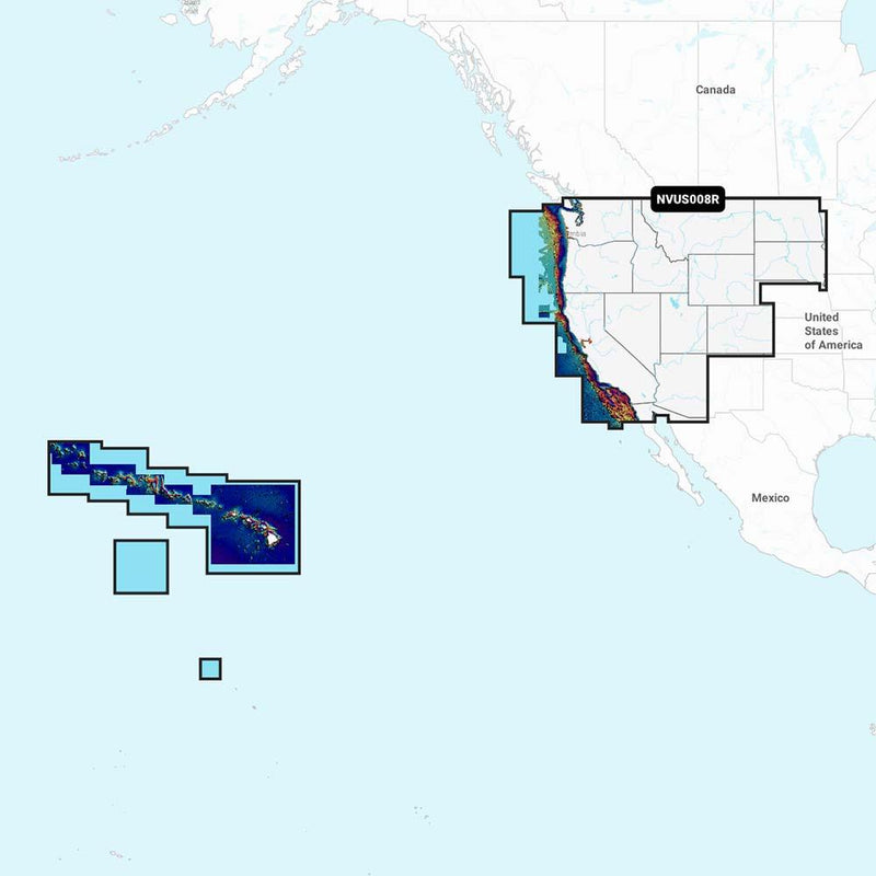 Garmin Navionics Vision+ NVUS008R U.S. West [010-C1292-00] - Wholesaler Elite LLC