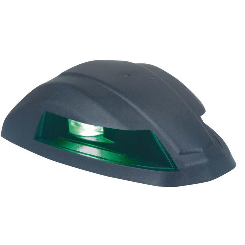 Perko 12V LED Bi-Color Navigation Light - Black Rounded [0655002BLK] - Wholesaler Elite LLC