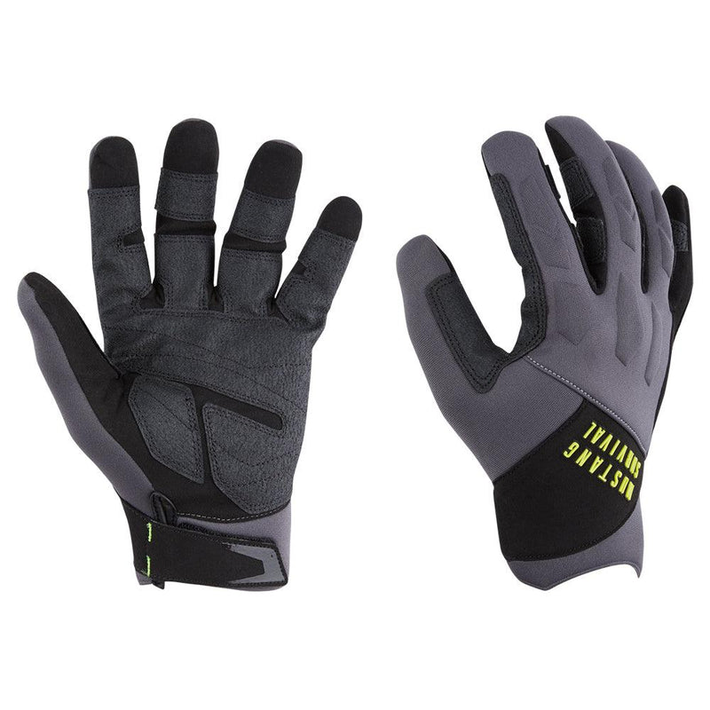 Mustang EP 3250 Full Finger Gloves - Grey/Black - XS [MA600502-262-XS-267] - Wholesaler Elite LLC