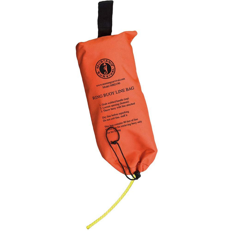 Mustang Ring Buoy Throw Bag - 90 Rope [MRD190-0-0-215] - Wholesaler Elite LLC