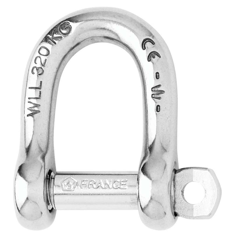 Wichard Self-Locking D Shackle - Diameter 10mm - 13/32" [01205] - Wholesaler Elite LLC