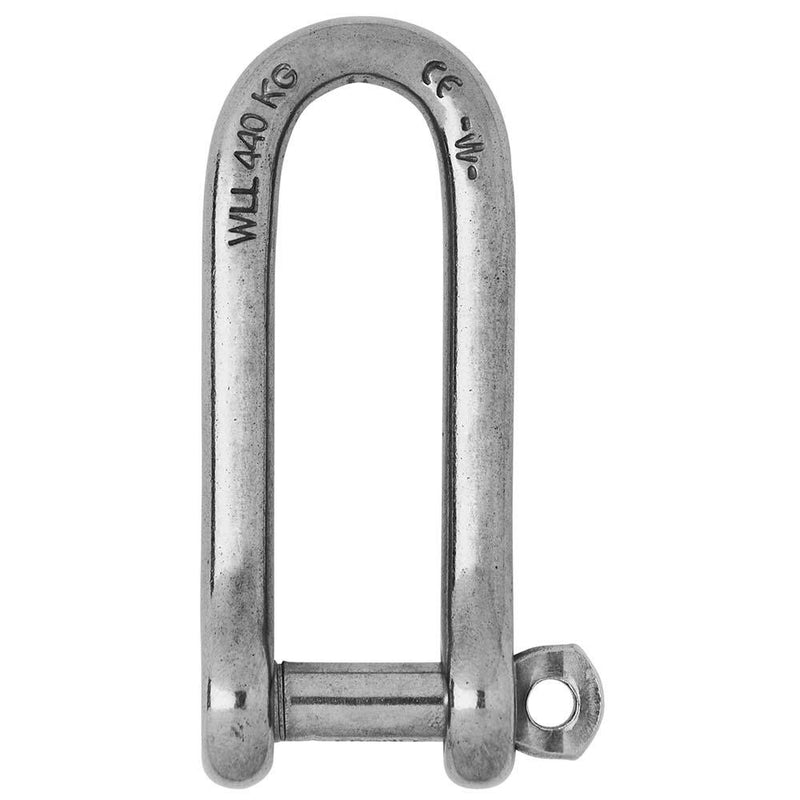 Wichard Captive Pin Long D Shackle - Diameter 6mm - 1/4" [01413] - Wholesaler Elite LLC