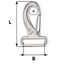 Wichard Webbing Snap Hook - 30mm - Length 60mm [02284] - Wholesaler Elite LLC