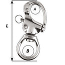 Wichard HR Snap Shackle - Large Bail - Length 105mm [02375] - Wholesaler Elite LLC