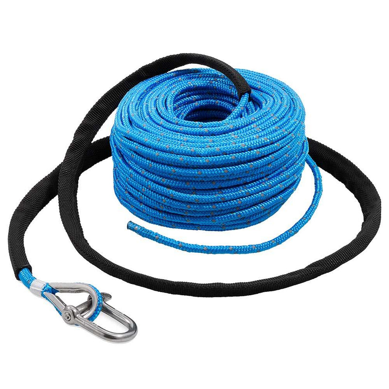 TRAC Outdoors Anchor Rope - 3/16" x 100 w/SS Shackle [69080] - Wholesaler Elite LLC