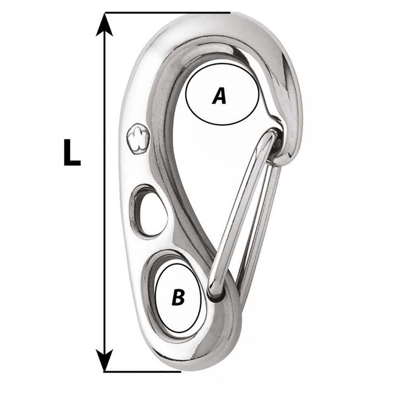 Wichard 3" HR Safety Snap Hook - 75mm [02381] - Wholesaler Elite LLC