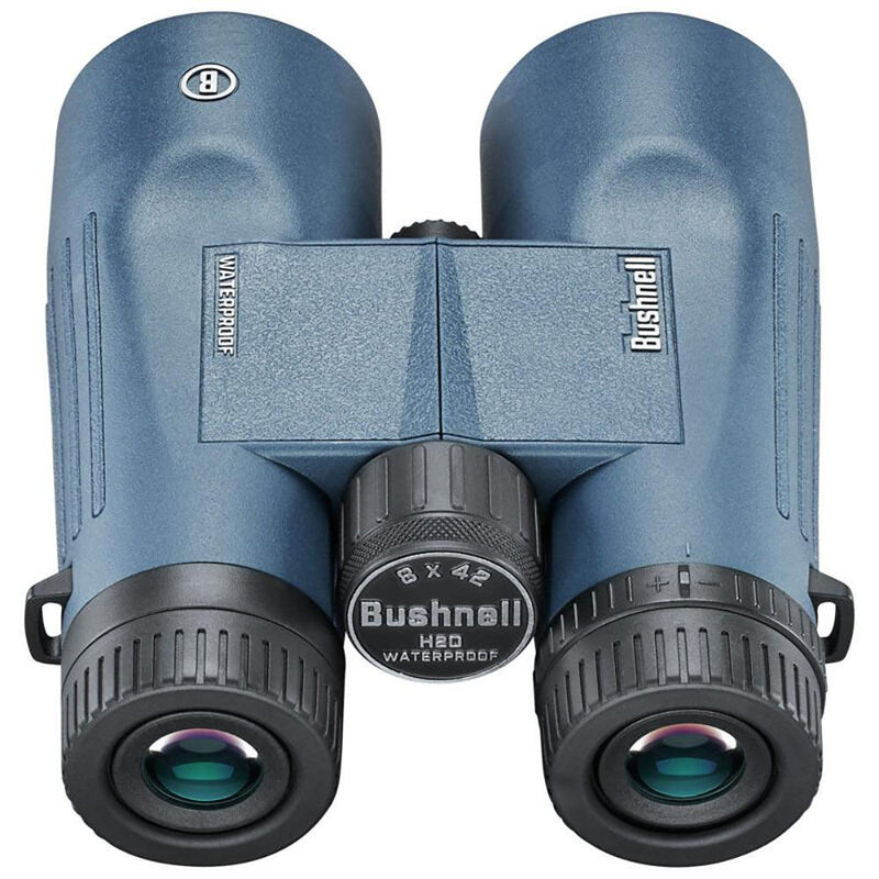 Bushnell 8x42mm H2O Binocular - Dark Blue Roof WP/FP Twist Up Eyecups [158042R] - Wholesaler Elite LLC