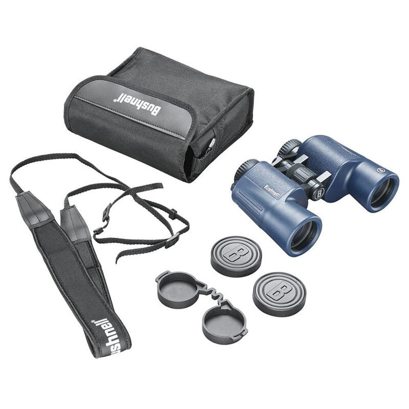 Bushnell 12x42mm H2O Binocular - Dark Blue Porro WP/FP Twist Up Eyecups [134212R] - Wholesaler Elite LLC