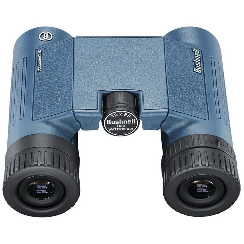 Bushnell 12x25mm H2O Binocular - Dark Blue Roof WP/FP Twist Up Eyecups [132105R] - Wholesaler Elite LLC