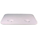 Beckson 14" x 24" Flush Hatch White - ASA Material - Acrylonitrile Styrene Acrylate [HT1424AW] - Wholesaler Elite LLC