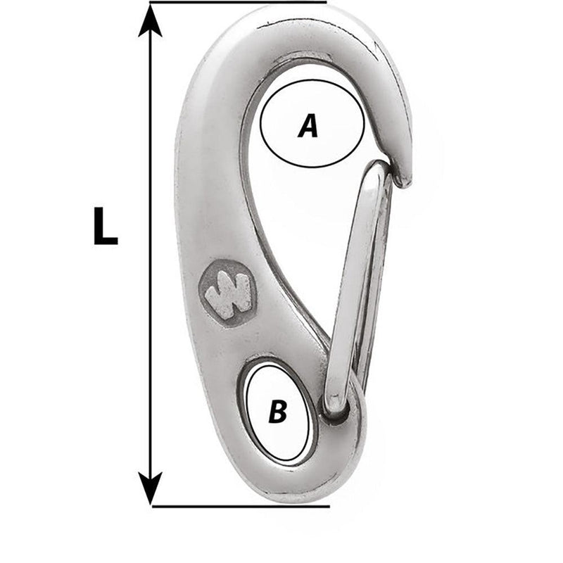 Wichard Safety Snap Hook - 50mm [02480] - Wholesaler Elite LLC