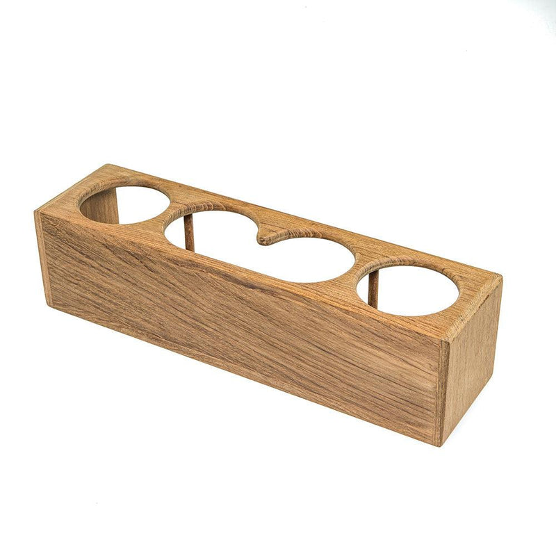 Whitecap Four Drink/Binocular Rack - Teak [62632] - Wholesaler Elite LLC