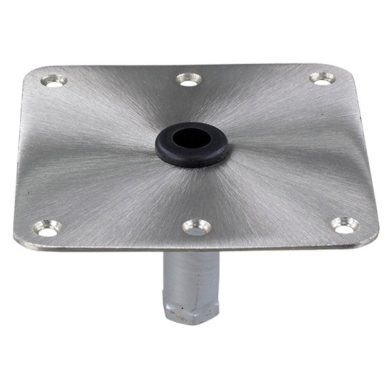 Springfield KingPin 7" x 7" Stainless Steel Square Base (Threaded) [1630001] - Wholesaler Elite LLC