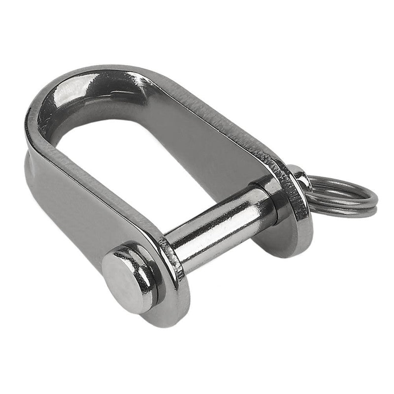 Schaefer Stamped "D" Shackle - 1/4" [93-21] - Wholesaler Elite LLC