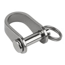 Schaefer Stamped "D" Shackle - 1/4" [93-33] - Wholesaler Elite LLC