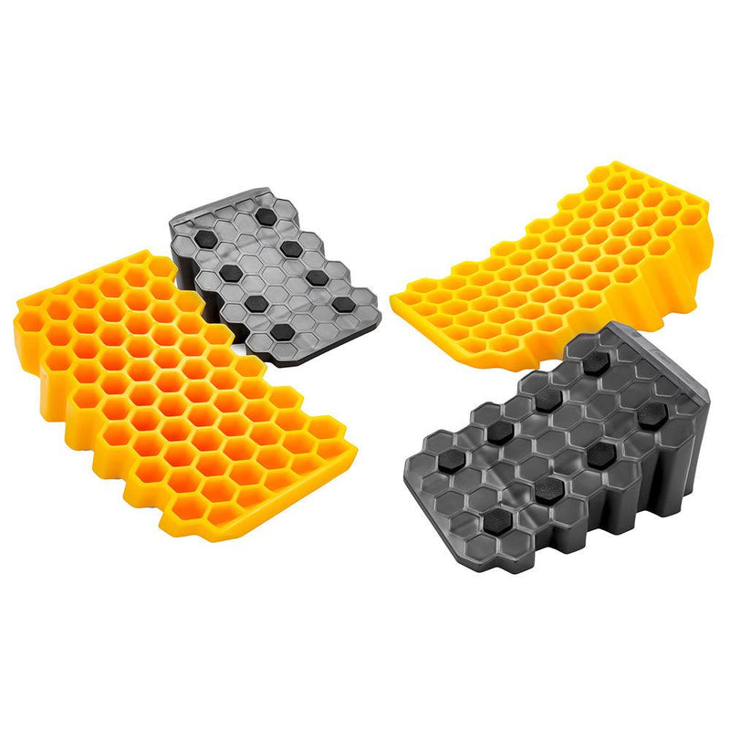 Camco Curved Leveler Wheel Chock *2-Pack [44425] - Wholesaler Elite LLC