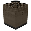 Camco FasTen Leveling Blocks w/T-Handle - 2x2 - Brown *10-Pack [44521] - Wholesaler Elite LLC