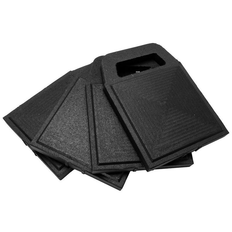Camco Stabilizer Jack Pads - Rubber - 6.2" x 6.2" *4-Pack [44591] - Wholesaler Elite LLC