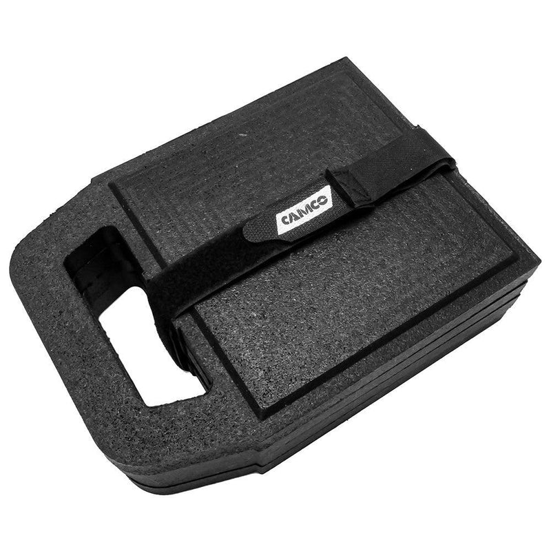 Camco Stabilizer Jack Pads - Rubber - 6.2" x 6.2" *4-Pack [44591] - Wholesaler Elite LLC