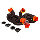 Camco RhinoFLEX 20 Sewer Hose Kit w/4 In 1 Elbow Caps [39741] - Wholesaler Elite LLC
