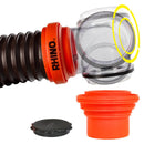 Camco RhinoFLEX 15 Sewer Hose Kit w/4 In 1 Elbow Caps [39761] - Wholesaler Elite LLC