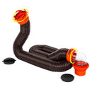 Camco RhinoFLEX 15 Sewer Hose Kit w/4 In 1 Elbow Caps [39761] - Wholesaler Elite LLC