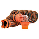 Camco RhinoEXTREME 15 Sewer Hose Kit w/ Swivel Fitting 4 In 1 Elbow Caps [39859] - Wholesaler Elite LLC