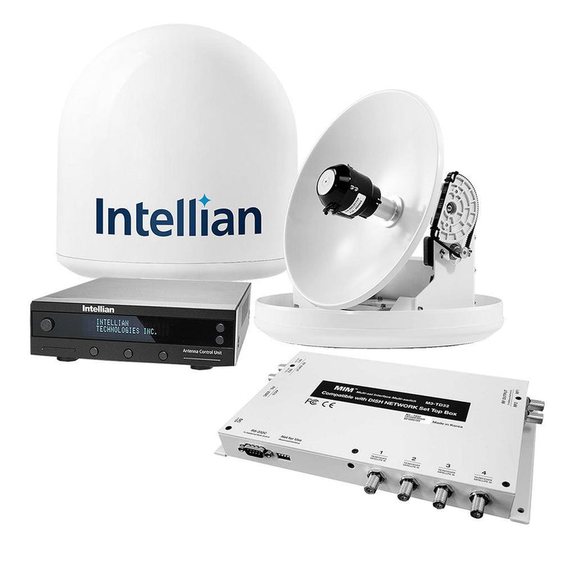 Intellian i2 US System w/DISH/Bell MIM-2 (w/3M RG6 Cable) 15M RG6 Cable [B4-209DN2] - Wholesaler Elite LLC