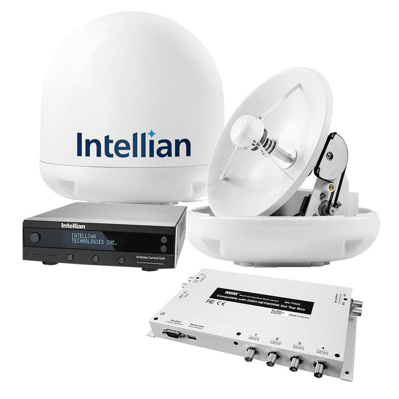 Intellian i3 US System w/DISH/Bell MIM-2 (w/3M RG6 Cable) 15M RG6 Cable [B4-309DN2] - Wholesaler Elite LLC