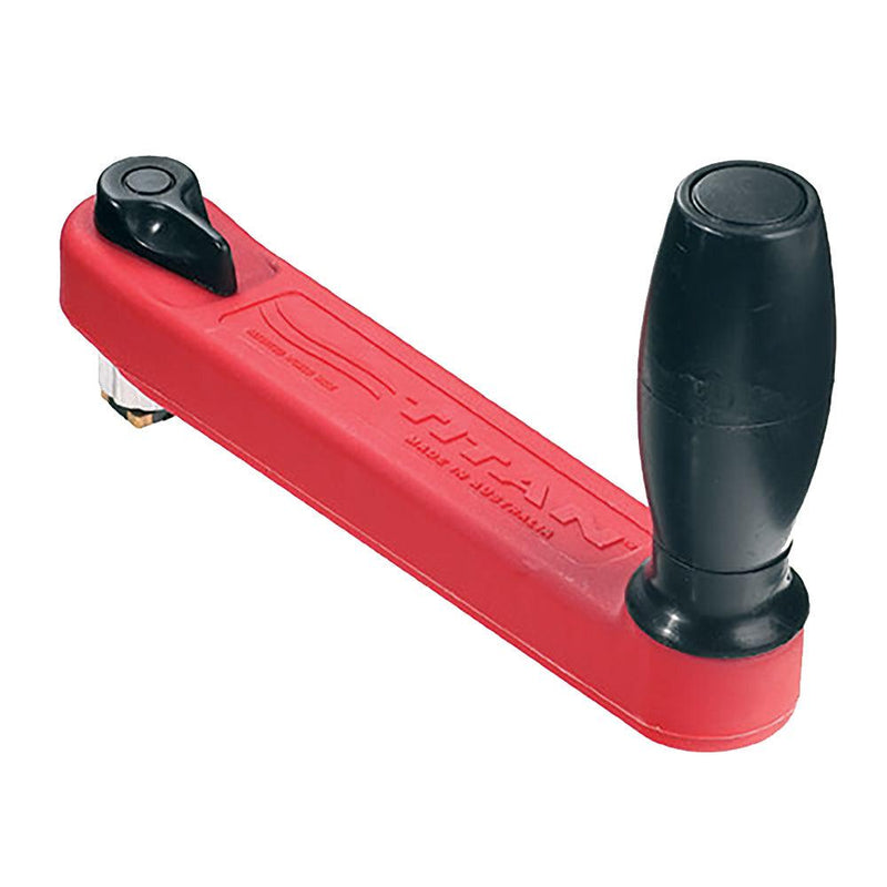 Lewmar 8" Red Titan Locking Winch Handle [29145301] - Wholesaler Elite LLC