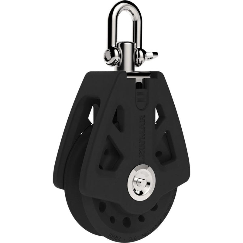 Lewmar 90mm Synchro Block - Single [29929001BK] - Wholesaler Elite LLC