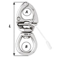 Wichard HR Quick Release Snap Shackle w/Large Bail - Length 4-3/4" [02776] - Wholesaler Elite LLC