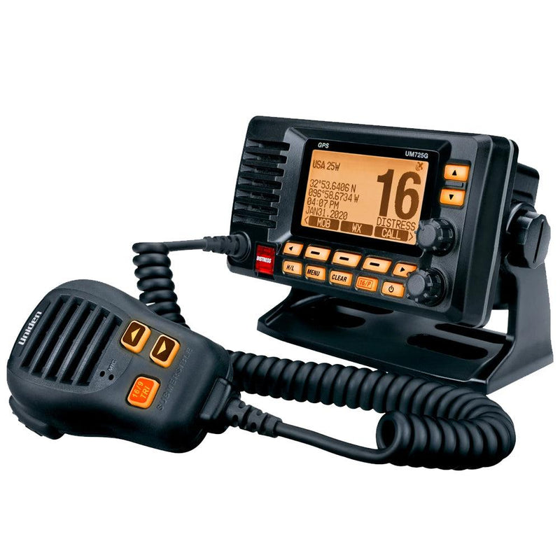 Uniden UM725 Fixed Mount Marine VHF Radio w/GPS - Black [UM725GBK] - Wholesaler Elite LLC