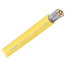Pacer yellow 4 AWG marine battery cable sold by the foot