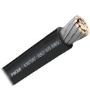 Pacer black 4/0 AWG marine battery cable sold by the foot