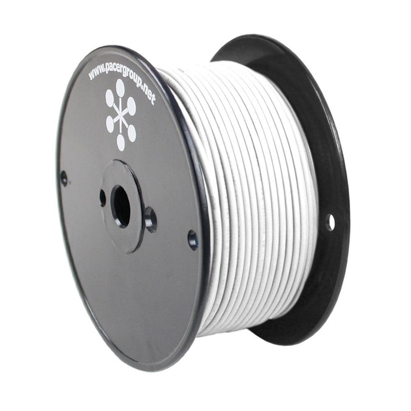 Pacer White 14 AWG Primary Wire - 250 [WUL14WH-250] - Wholesaler Elite LLC