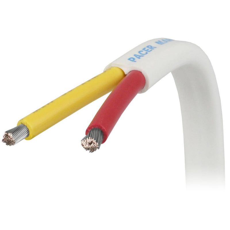 Pacer 10/2 AWG Safety Duplex Cable - Red/Yellow - 1,000 [W10/2RYW-1000] - Wholesaler Elite LLC