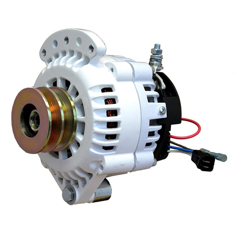 Balmar Alternator 120 AMP 12V 1-2" Single Foot Spindle Mount Dual Vee Pulley w/Isolated Ground [621-120-DV] - Wholesaler Elite LLC