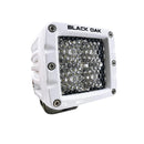 Black Oak 2 inch white marine LED pod light with diffused optics
