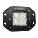 Black Oak Pro Series 2" Flush Mounted Diffused Light - Black [2D-FPOD10CR] - Wholesaler Elite LLC
