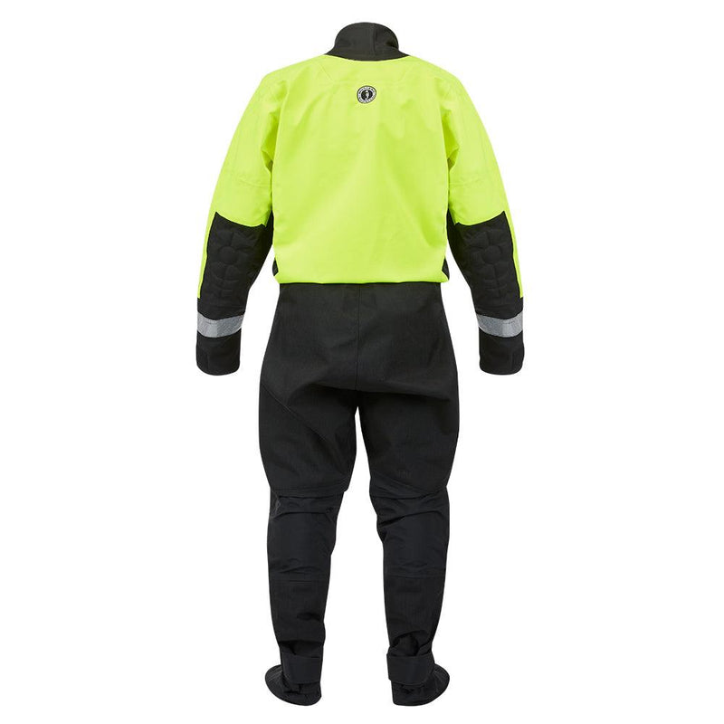 Mustang MSD576 Water Rescue Dry Suit - Fluorescent Yellow Green-Black - Large [MSD57602-251-L-101] - Wholesaler Elite LLC
