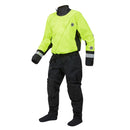 Mustang MSD576 Water Rescue Dry Suit - Fluorescent Yellow Green-Black - XL [MSD57602-251-XL-101] - Wholesaler Elite LLC