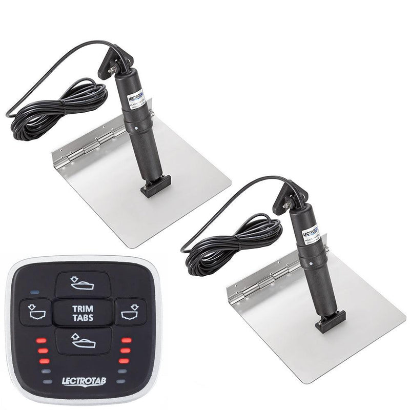 Lectrotab XKA Stainless Steel Trim Tab Kit w/MLC-1 Control - 9 x 9 [XKASML9X9] - Wholesaler Elite LLC
