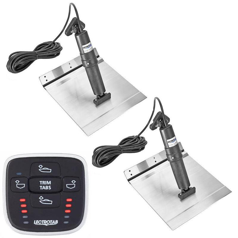 Lectrotab XKA Aluminum Alloy Trim Tab Kit w/MLC-1 Control - 12 x 18 [XKASML12X18A] - Wholesaler Elite LLC