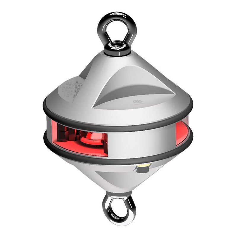 Lopolight Series 200-014 - Hoist Light - 2NM - Red - Silver Housing [200-014G2-H1C] - Wholesaler Elite LLC