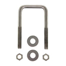 C.E. Smith Zinc U-Bolt 7/16"-14 X 3-1/8" X 3" w/Washers Nuts - Square [15252A] - Wholesaler Elite LLC